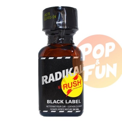 Poppers Radikal Black Label 24ml Amyl