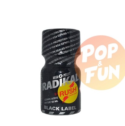 Poppers Radikal Rush Black Label 10mL Amyl