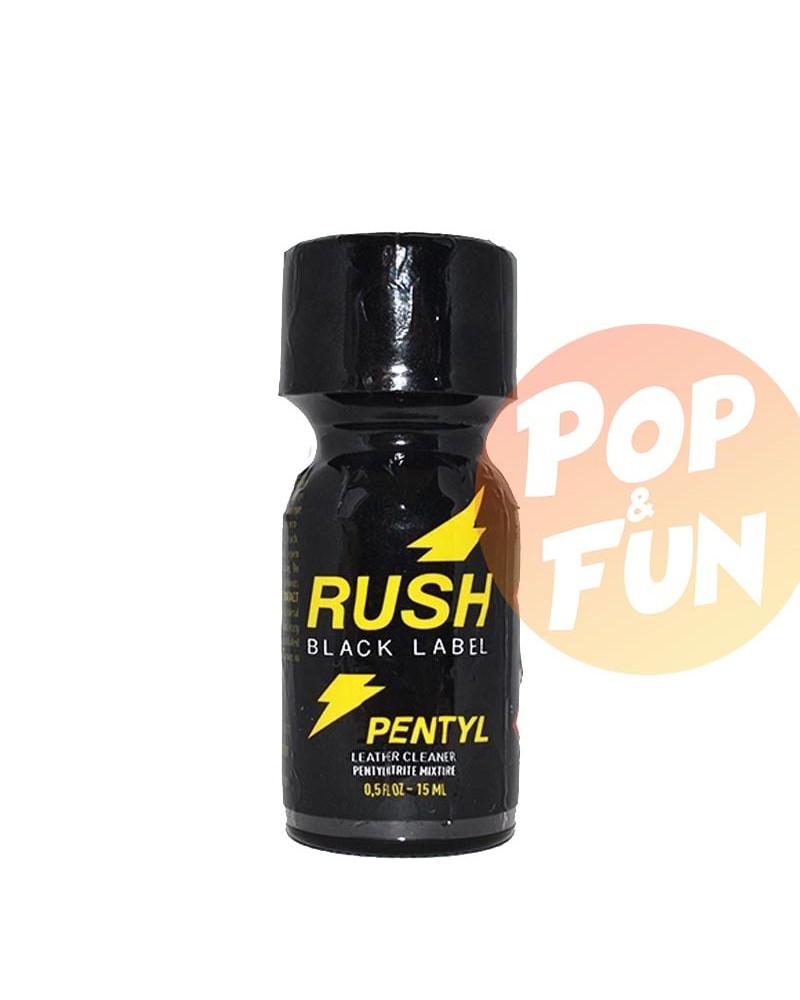 Poppers Rush Black Label 15ml Pentyle