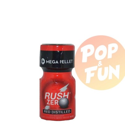 Poppers Rush Zero Red Distilled 10ml