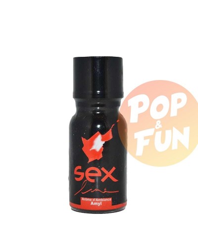 Poppers Sex Line Rouge Amyl 15ml