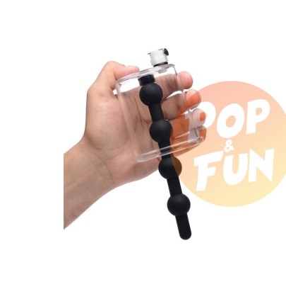 Cylindre pour Rose anale avec Tige perlée