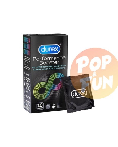 Préservatifs Durex Booster effet retardant x10