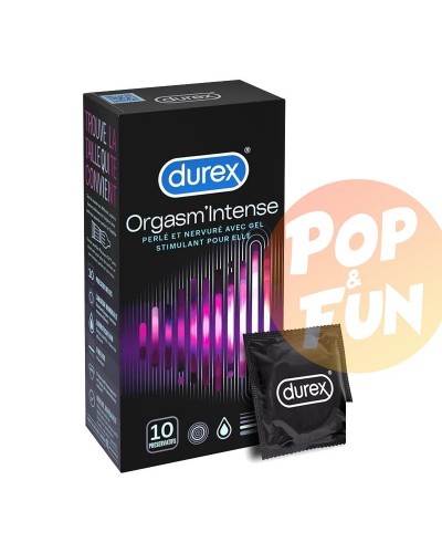 Préservatifs Durex Orgasm'Intense x10