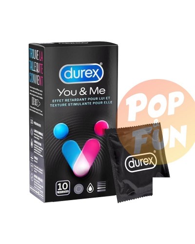 Préservatifs Durex You & Me x10