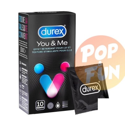 Préservatifs Durex You & Me x10