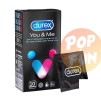 Préservatifs Durex You & Me x10