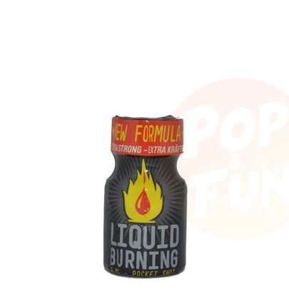 Poppers Liquid Burning 10 ml Amyl sur Pop and Fun