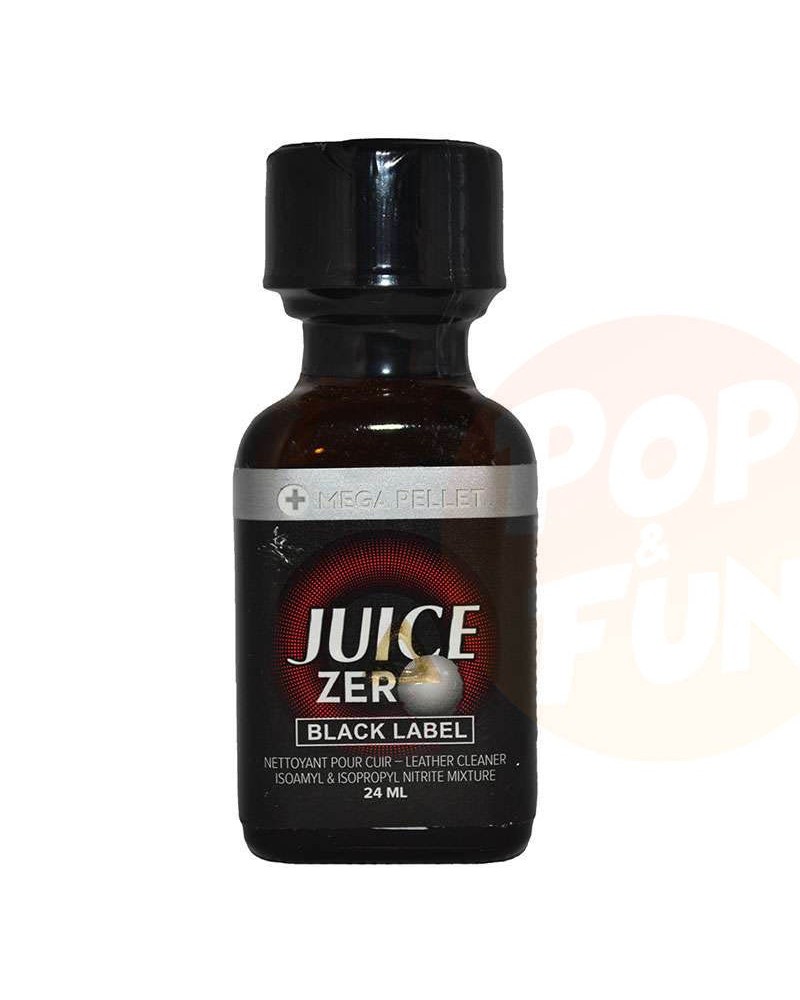 Poppers Juice Zero Black Label 24 mL sur Pop and Fun