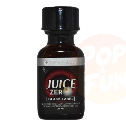 Poppers Juice Zero Black Label 24 mL sur Pop and Fun