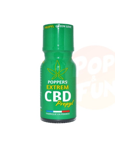 Poppers Extrem CBD Propyl 15ml sur Pop and Fun