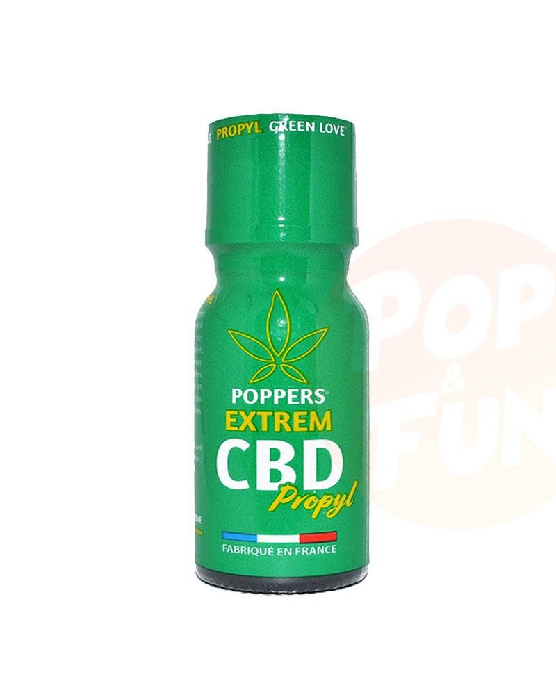 Poppers Extrem CBD Propyl 15ml sur Pop and Fun