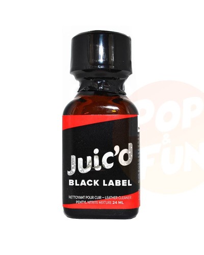 Poppers Juic'd Black Label 24ml Pentyle sur Pop and Fun