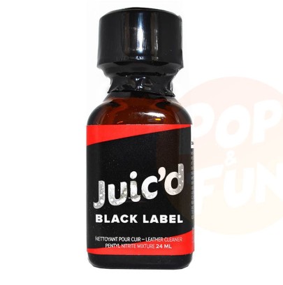 Poppers Juic'd Black Label 24ml Pentyle sur Pop and Fun