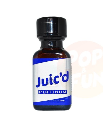 Poppers Juic'd Platinum 24ml Amyle sur Pop and Fun