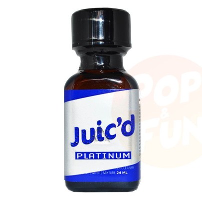 Poppers Juic'd Platinum 24ml Amyle sur Pop and Fun