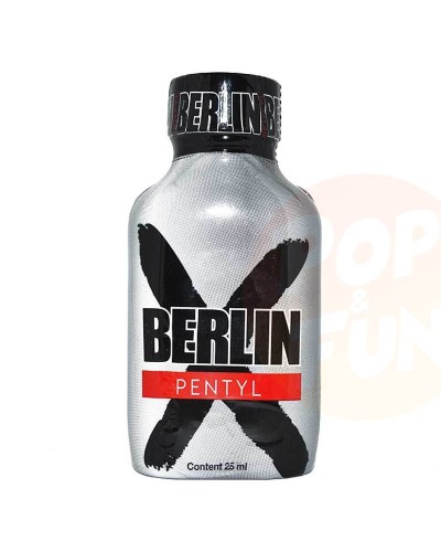 Poppers Berlin Pentyl 25ml sur Pop and Fun