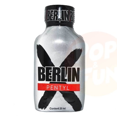 Poppers Berlin Pentyl 25ml sur Pop and Fun