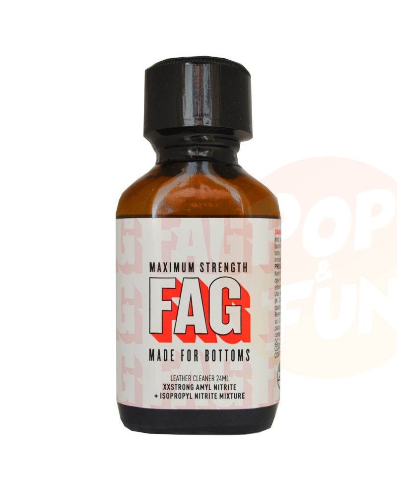 Poppers FAG XXXstrong 24ml Popyle Amyle sur Pop and Fun