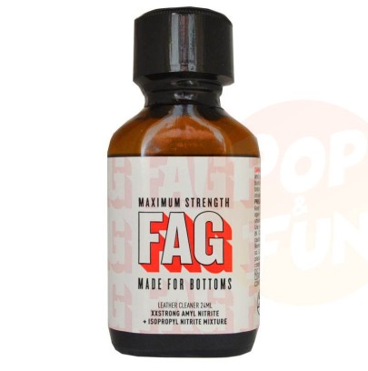 Poppers FAG XXXstrong 24ml Popyle Amyle sur Pop and Fun
