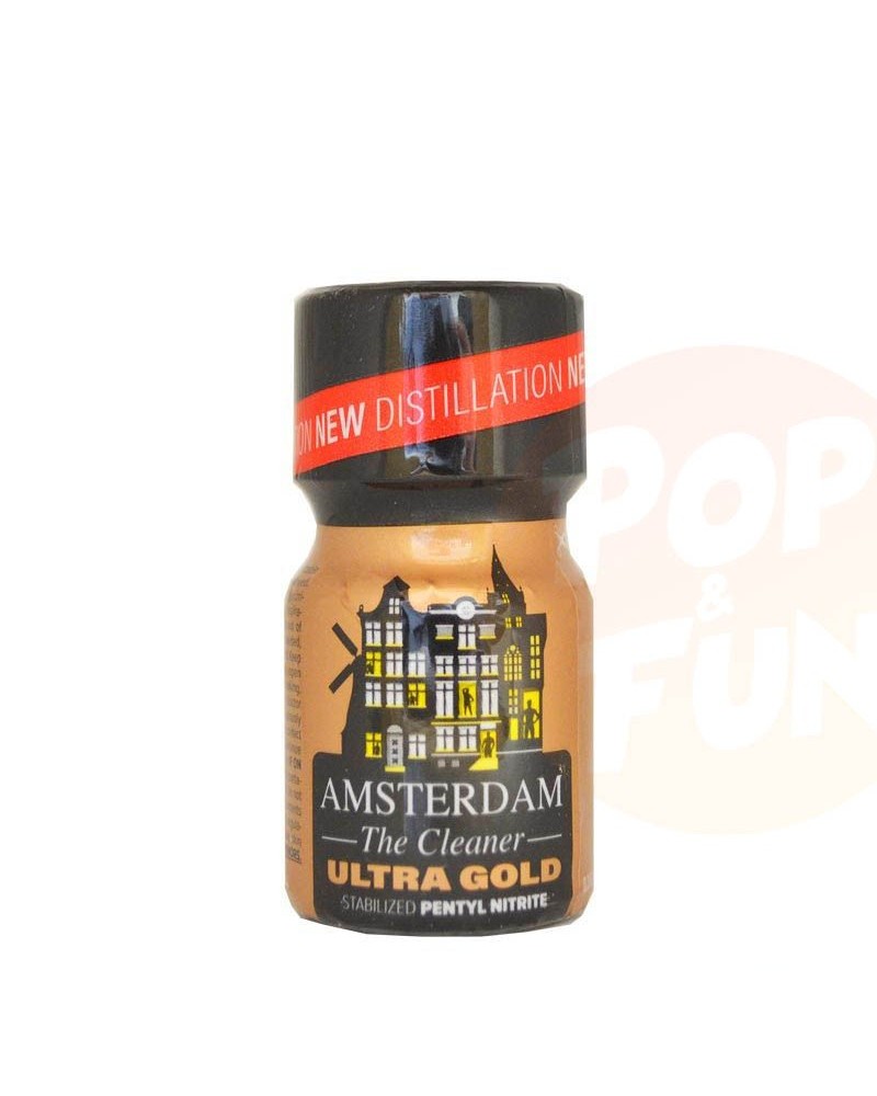 Poppers Amsterdam Ultra Gold 10ml Pentyl sur Pop and Fun