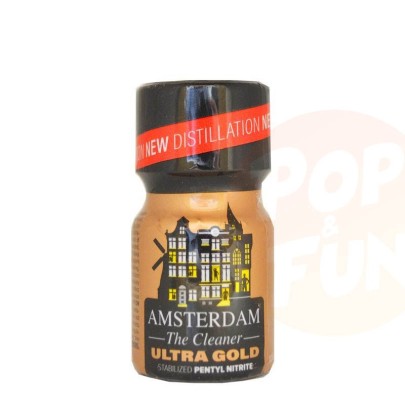 Poppers Amsterdam Ultra Gold 10ml Pentyl sur Pop and Fun