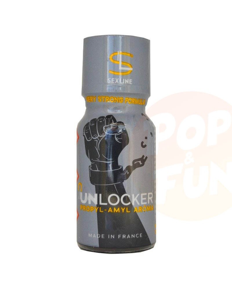 Poppers Unlocker 15ml Amyle Propyle sur Pop and Fun