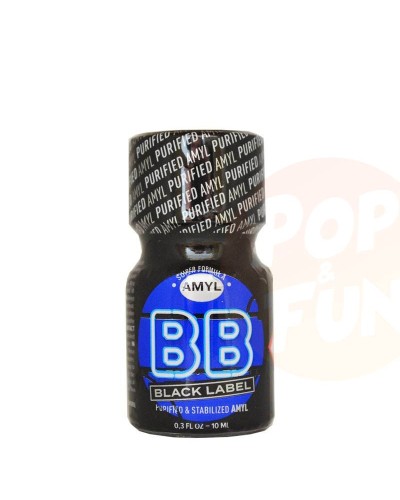 Poppers BB Black Label Amyl 10ml sur Pop and Fun