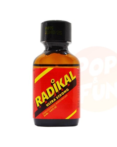 Poppers Radikal Ultra Strong 24ml Pentyl sur Pop and Fun