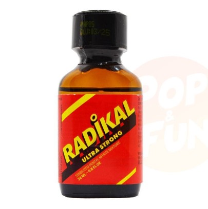 Poppers Radikal Ultra Strong 24ml Pentyl sur Pop and Fun