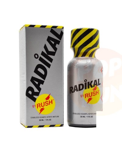 Poppers Radikal by Rush 30ml Amyl sur Pop and Fun