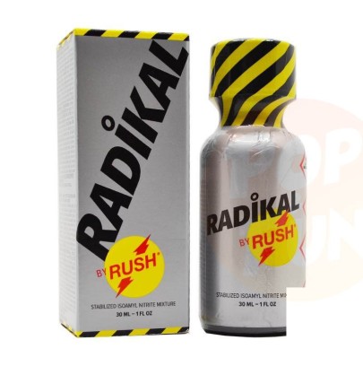 Poppers Radikal by Rush 30ml Amyl sur Pop and Fun