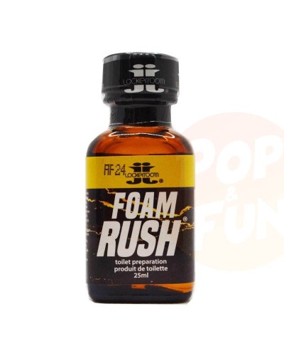 Poppers Foam Rush Lockerroom 25ml Hexyl sur Pop and Fun