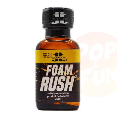 Poppers Foam Rush Lockerroom 25ml Hexyl sur Pop and Fun
