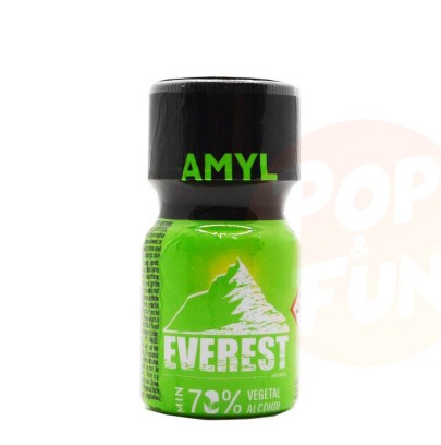 Poppers Everest 70% Alcool Vegetal 10ml Amyl sur Pop and Fun