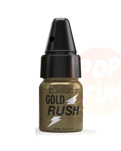 Poppers Gold Rush 10ml + Embout sur Pop and Fun