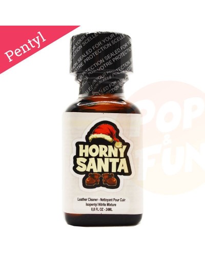 Poppers Horny Santa 24ml Pentyl sur Pop and Fun