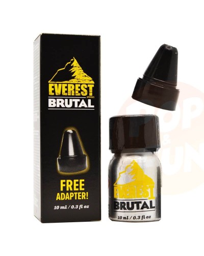 Poppers Everest Brutal Mini 10ml + Bouchon diffuseur sur Pop and Fun