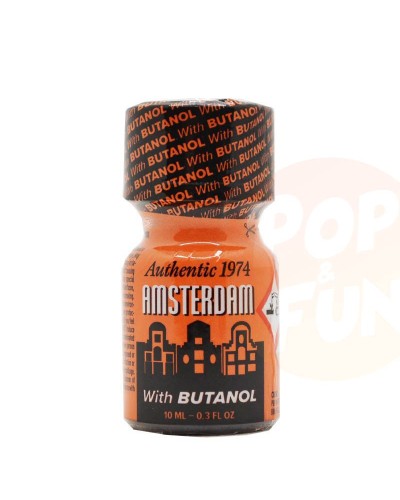 Poppers Amsterdam with Butanol 10ml Pentyl sur Pop and Fun