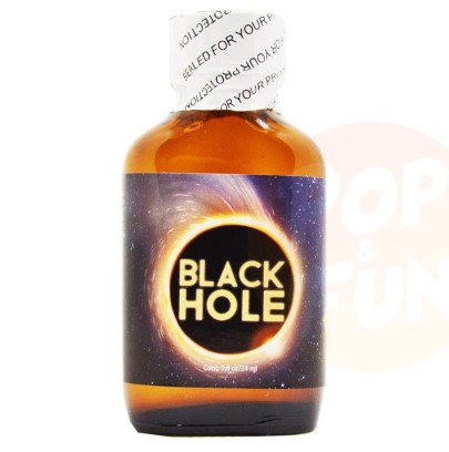 Poppers Black Hole 24ml Pentyl sur Pop and Fun