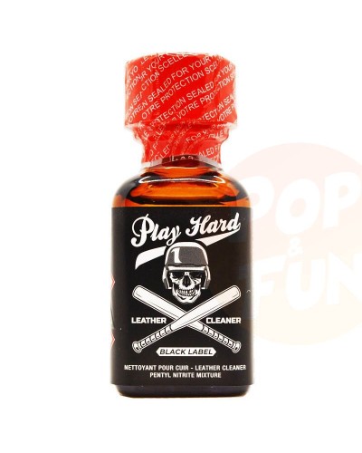 Poppers Play Hard Black Label 25ml Pentyle sur Pop and Fun