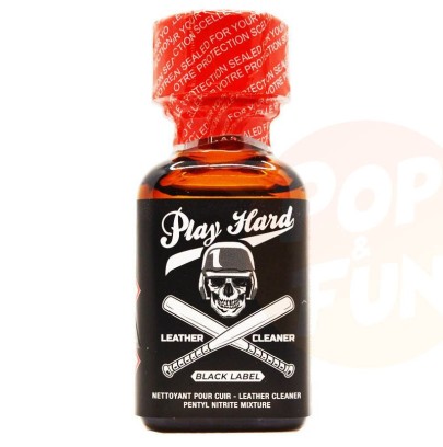 Poppers Play Hard Black Label 25ml Pentyle sur Pop and Fun