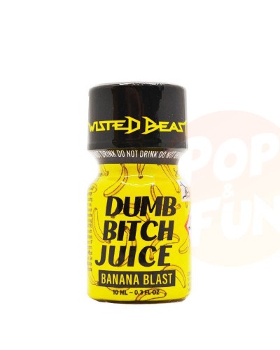 Poppers Dumb Bitch Juice Banana Blast 10ml Amyl sur Pop and Fun