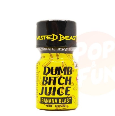 Poppers Dumb Bitch Juice Banana Blast 10ml Amyl sur Pop and Fun