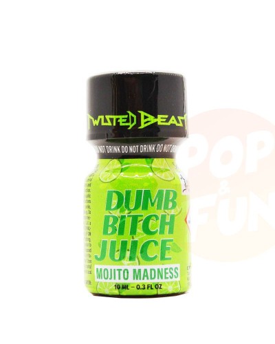 Poppers Dumb Bitch Juice Mojito Madness 10ml Amyl sur Pop and Fun