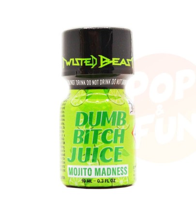 Poppers Dumb Bitch Juice Mojito Madness 10ml Amyl sur Pop and Fun