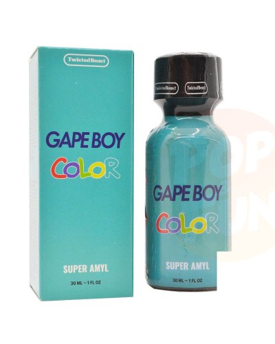 Poppers Gape Boy Color Super Amyl 30ml Amyl sur Pop and Fun