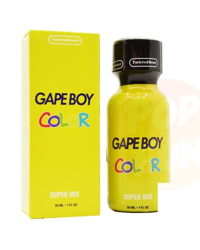 Poppers Gape Boy Color Mix 30ml Propyl-Amyl sur Pop and Fun