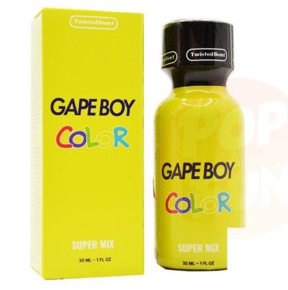Poppers Gape Boy Color Mix 30ml Propyl-Amyl sur Pop and Fun