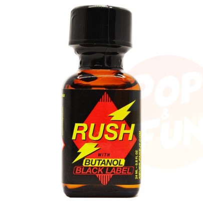Poppers Rush Butanol Black Label 24ml sur Pop and Fun